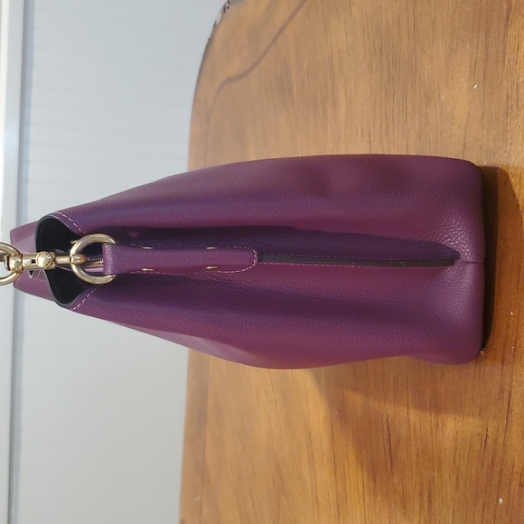 Like NEW Coach Willow Bag In Deep Berry - Picture 7 of 14